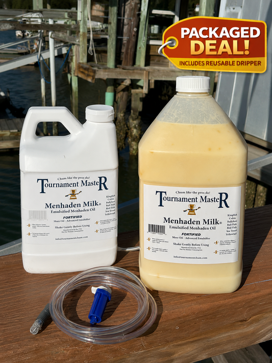 1 Gallon Menhaden Milk + Dripper - PACKAGED DEAL
